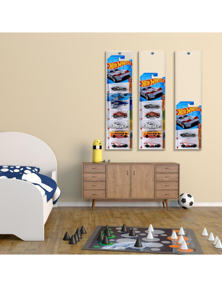 Estuche de Exhibición para Autos de Juguete THRSEELY 6 Pcs