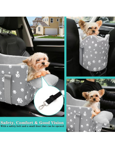 Asiento Elevador para Perros Cullaby Gris hasta 6.8 kg 2
