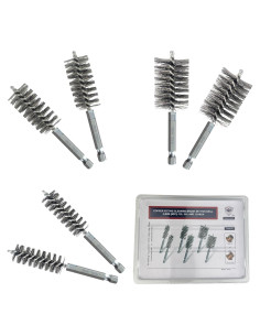 Juego de Cepillos de Limpieza Kwalitistar 6 Piezas para Tubos