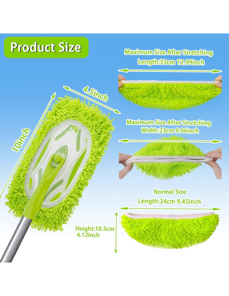 Almohadillas de Mopa Reutilizables Unoutur 6 Piezas Microfibra