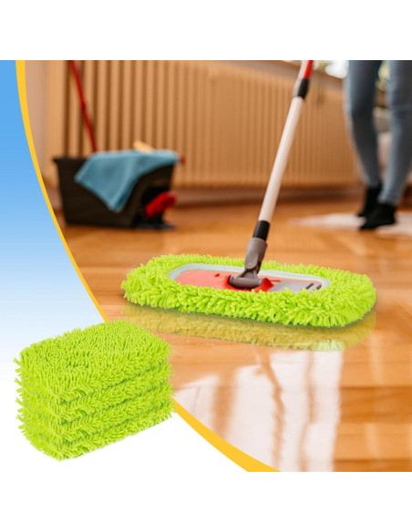 Almohadillas de Mopa Reutilizables Unoutur 6 Piezas Microfibra