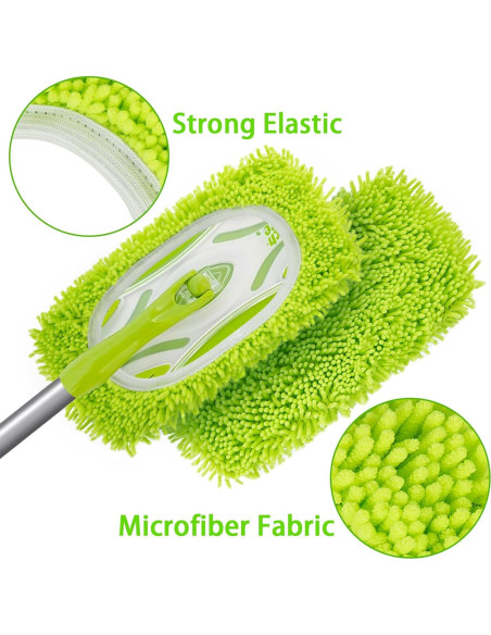 Almohadillas de Mopa Reutilizables Unoutur 6 Piezas Microfibra