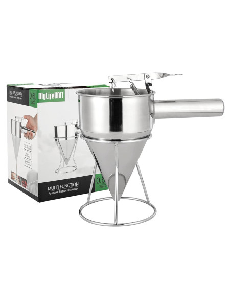 Dispensador de Masa MyLifeUNIT Acero Inoxidable 600ml