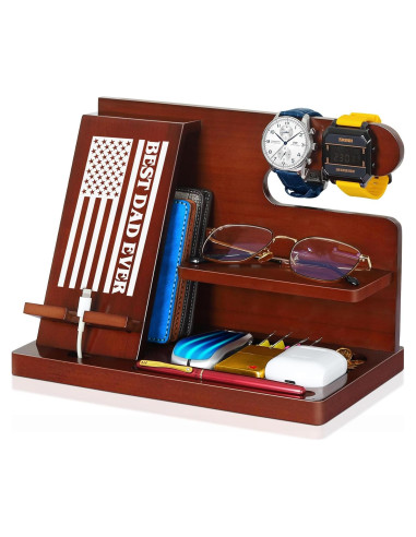 Soporte de Teléfono de Madera PRINLUCK con Grabado