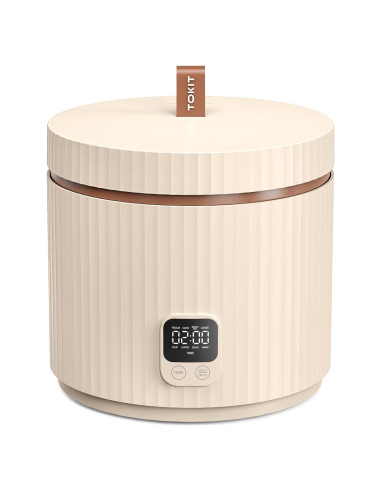 Olla de Arroz TOKIT Mini 1.5L Antiadherente 8 Funciones