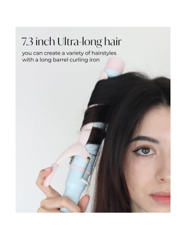 Plancha de Rizar AIDENLAB 7.3" Cerámica 10 Modos Temperatura