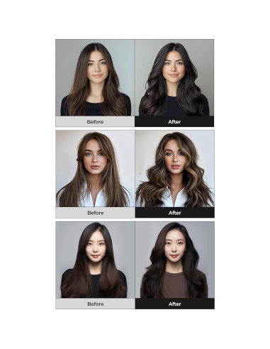 Plancha de Rizar AIDENLAB 7.3" Cerámica 10 Modos Temperatura