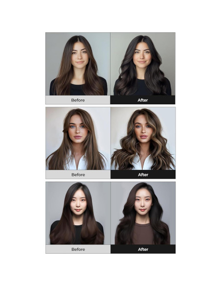 Plancha de Rizar AIDENLAB 7.3" Cerámica 10 Modos Temperatura