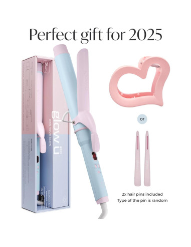 Plancha de Rizar AIDENLAB 7.3" Cerámica 10 Modos Temperatura