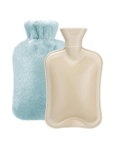 Botella de Agua Caliente Fythao 2L Goma Natural Azul Bebé