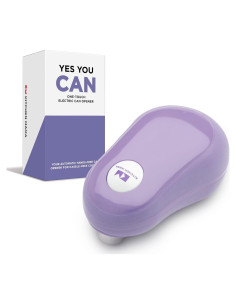 Abrelatas Eléctrico Kitchen Mama One Touch - Automático, Púrpura