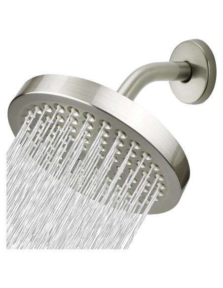 Cabezal de Ducha de Lluvia Nuodan 15.24 cm con Brazo de 15.24 cm