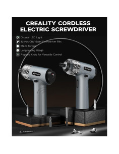Destornillador Eléctrico Creality 33 en 1 Inalámbrico LED 2