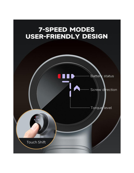 Destornillador Eléctrico Creality 33 en 1 Inalámbrico LED