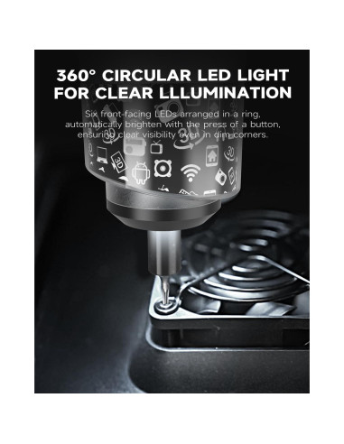 Destornillador Eléctrico Creality 33 en 1 Inalámbrico LED