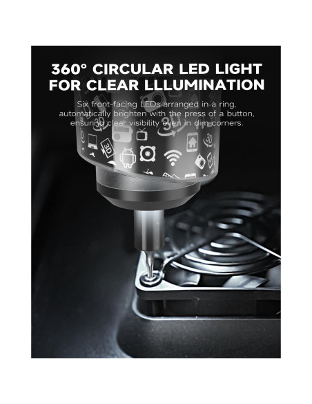 Destornillador Eléctrico Creality 33 en 1 Inalámbrico LED