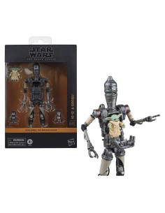 Figura de Acción Star Wars HSG0074 IG-12 y Grogu 15cm