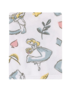 Manta de Bebé de Felpa NoJo Alicia en el País de las Maravillas 91x76 cm