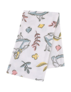 Manta de Bebé de Felpa NoJo Alicia en el País de las Maravillas 91x76 cm 2