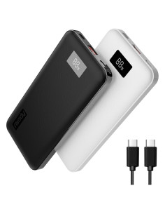 Cargador Portátil Miady 10000mAh PD 20W USB-C Rápido 2-Pack