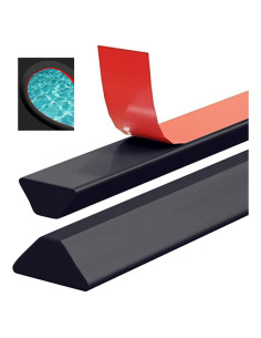 Dique de Ducha Colapsable KXNHFS 1M, Barrera de Agua 30mm