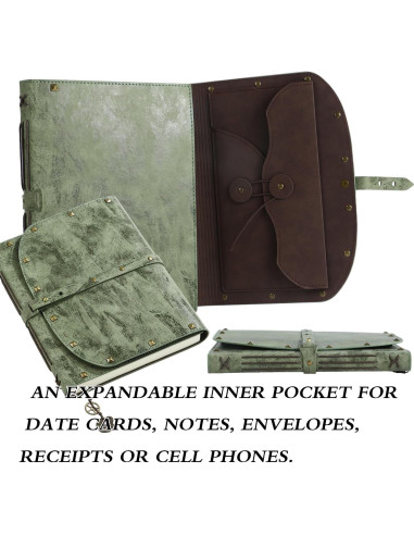 Cuaderno A5 ACTIONDRAKE Verde de Tapa Dura 288 Páginas