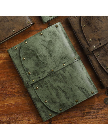 Cuaderno A5 ACTIONDRAKE Verde de Tapa Dura 288 Páginas