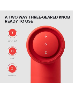 Destornillador Eléctrico HOTO 3.6V Recargable USB-C 5Nm Rojo 2