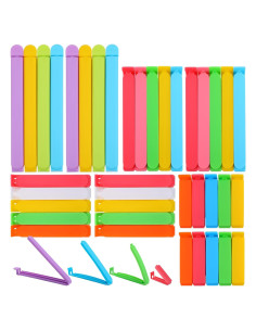 38 Clips de Sellado de Plástico ANPHSIN para Alimentos