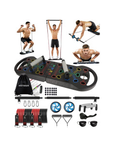HOTWAVE Equipo de Ejercicio Portátil 20 en 1 con Accesorios