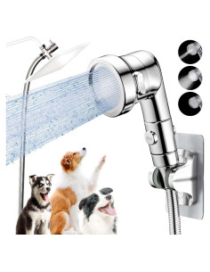 Accesorio de Ducha para Perros Ganciu con Manguera 2.5m