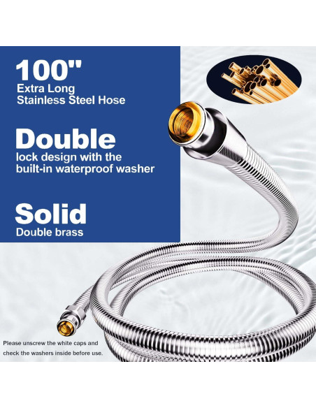 Accesorio de Ducha para Perros Ganciu con Manguera 2.5m