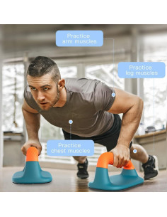 Barras de Flexiones Dolibest con Mangos Ergonómicos 2PCS 2