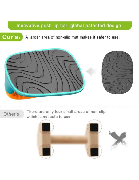 Barras de Flexiones Dolibest con Mangos Ergonómicos 2PCS