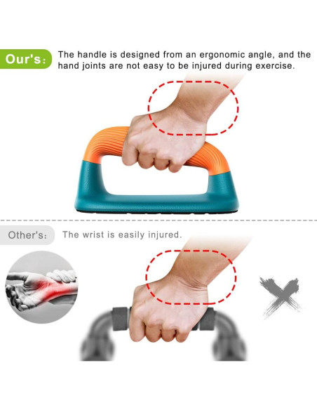 Barras de Flexiones Dolibest con Mangos Ergonómicos 2PCS