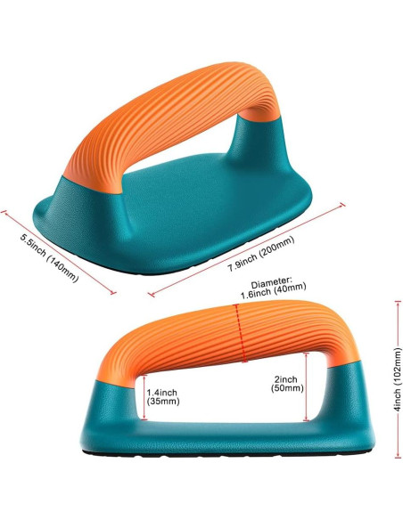 Barras de Flexiones Dolibest con Mangos Ergonómicos 2PCS