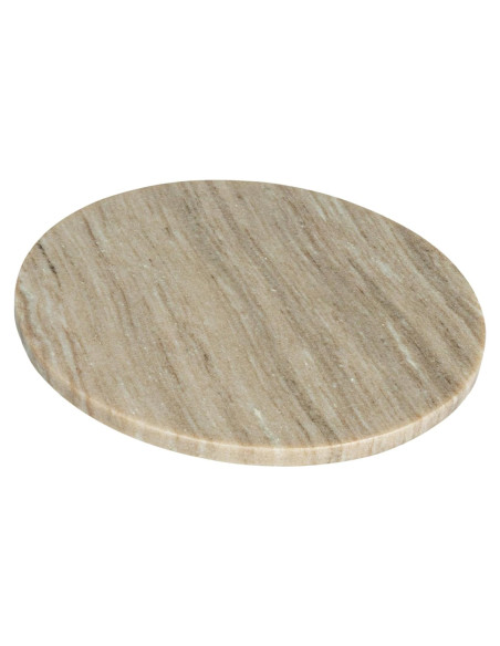 Tabla de Charcutería Redonda de Mármol Beige 28 cm Creative Co-Op