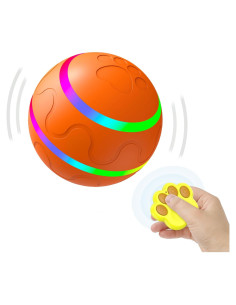 Bola Interactiva para Perros Morhandisn Naranja 8cm Recargable
