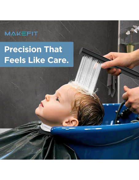 Combo Ducha Doble MakeFit Todo Metal 10" Lluvia y Mano Negro