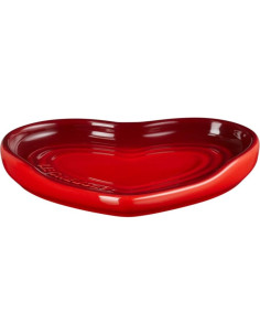 Reposa Cucharas Cerámica Le Creuset Corazón 12.7 cm Cerise 2