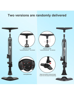 Bomba de Bicicleta TOOLITIN P38B-12 con Manómetro 160 PSI 2