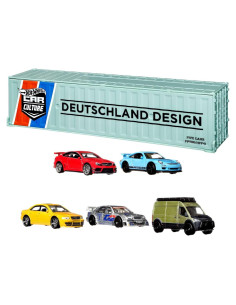 Set Hot Wheels Deutschland 5 Vehículos Escala 1:64 Premium