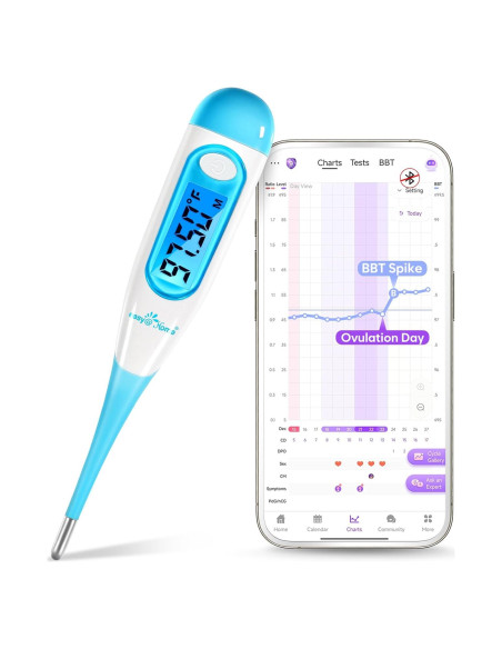 Termómetro Basal Digital Easy@Home EBT-100B Alta Precisión