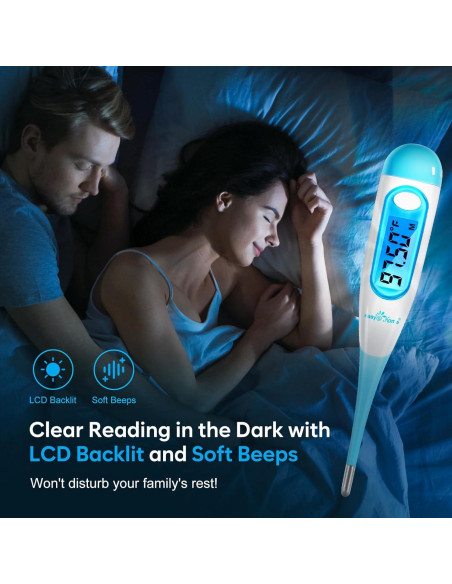 Termómetro Basal Digital Easy@Home EBT-100B Alta Precisión