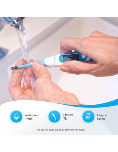 Termómetro Basal Digital Easy@Home EBT-100B Alta Precisión