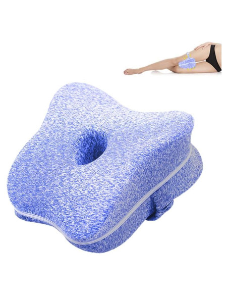 Cojín de Soporte para Rodillas Cozy BoSpin - Espuma Viscoelástica Azul
