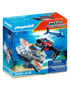 Scooter de Buceo PLAYMOBIL 70145 con Figura y Accesorios
