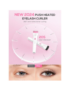 Rizador de Pestañas Eléctrico SMILING SHARK ES-01 3 Modos Calor 2