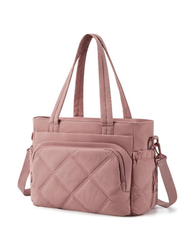 Bolsa de Almuerzo Térmica BAGSMART Rosa 15L con Múltiples Bolsillos