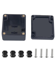 Caja de Proyecto Impermeable IP67 Otdorpatio Negra 63x58x35mm